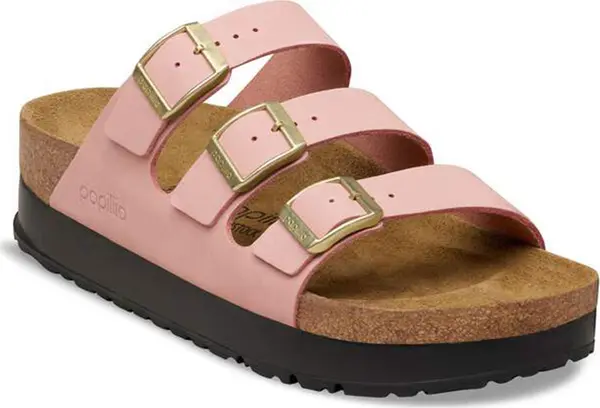 Birkenstock Birkenstock Florida Flex Platform Nubuck Leather Narrow Fit Жени - Сандали Birkenstock - Розов - 1031402-5.5 - Size: 5.5