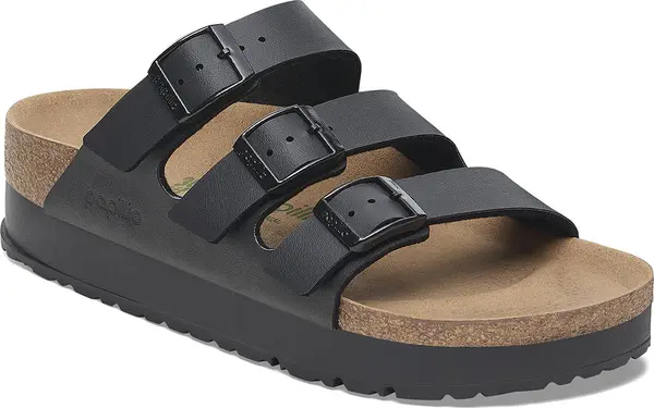 Birkenstock Birkenstock Florida III PAP Flex Platform Birko-Flor Narrow Fit Жени - Сандали Birkenstock - Черен - B1029737-7.5 - Size: 7.5