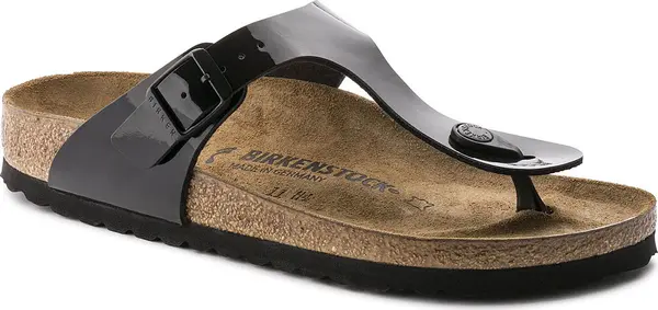 Birkenstock Birkenstock Gizeh BF Patent Black Regular Fit Жени - Сандали Birkenstock - Черен - 43661-5.5 - Size: 5.5