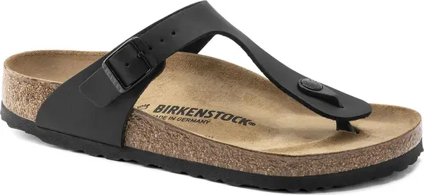 Birkenstock Birkenstock Gizeh Birko-Flor Narrow Fit Black 43693 Unisex - Сандали Birkenstock - Черен - 43693-3.5 - Size: 3.5