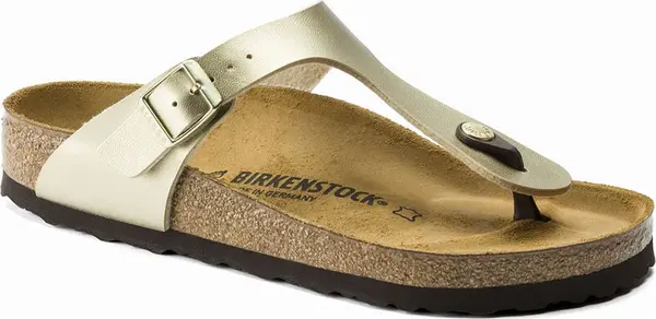 Birkenstock Birkenstock Gizeh BS Gold Narrow Fit Unisex - Сандали Birkenstock - Жълт - 1016109-5 - Size: 5
