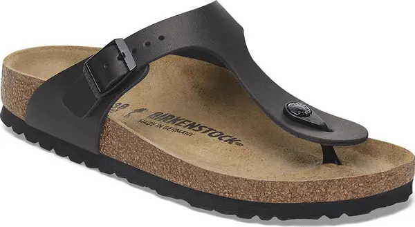 Birkenstock Birkenstock Gizeh BS Natural Leather Regular Fit Unisex - Сандали Birkenstock - Черен - 1029231-9.5 - Size: 9.5