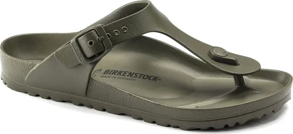 Birkenstock Birkenstock Gizeh EVA Khaki Regular Fit Unisex - Сандали Birkenstock - Зелен - 1019143-5 - Size: 5