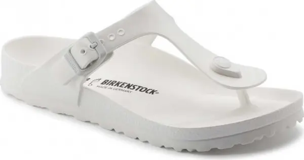 Birkenstock Birkenstock Gizeh EVA White Regular Fit Unisex - Сандали Birkenstock - Бял - 128221-4.5 - Size: 4.5