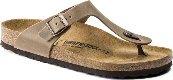 Birkenstock Birkenstock Gizeh NU Oiled Tabacco Brown Narrow Fit Жени - Сандали Birkenstock - Кафяв - 943813-9.5 - Size: 9.5