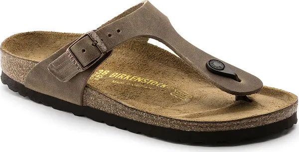 Birkenstock Birkenstock Gizeh NU Oiled Tabacco Brown Regular Fit Жени - Сандали Birkenstock - Кафяв - 943811-7 - Size: 7