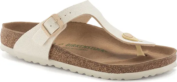 Birkenstock Birkenstock Gizeh Vegan Textile Regular Fit Light Brown Жени - Сандали Birkenstock - Светло кафяв - 1023990-5 - Size: 5