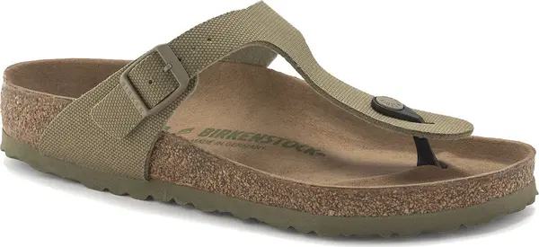 Birkenstock Birkenstock Gizeh Vegan Textile Regular Fit Unisex - Сандали Birkenstock - Зелен - 1023929-4.5 - Size: 4.5