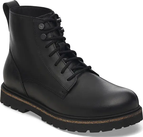 Birkenstock Birkenstock Highwood Lace Mid Men Natural Leather Narrow Fit Мъже - Обувки Birkenstock - Черен - 1028490-7.5 - Size: 7.5