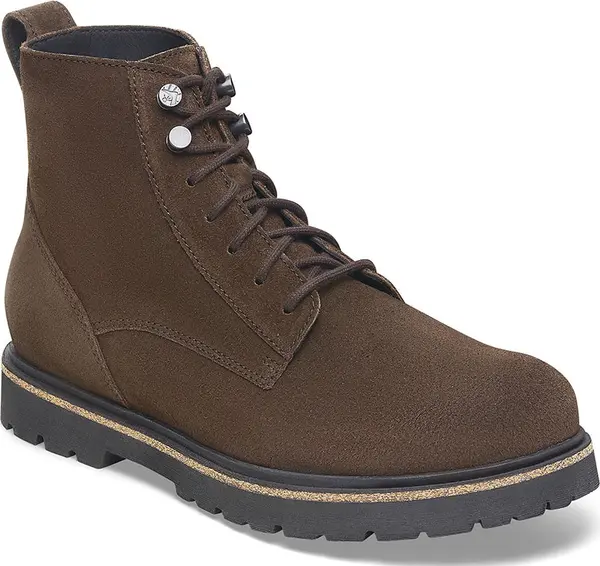 Birkenstock Birkenstock Highwood Lace Mid Men Suede Leather Regular Fit Мъже - Обувки Birkenstock - Кафяв - 1028931-11.5 - Size: 11.5