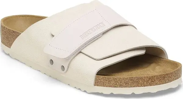 Birkenstock Birkenstock Kyoto Nubuck Suede Leather Regular Fit Unisex - Сандали Birkenstock - Бял - 1024535-2.5 - Size: 2.5
