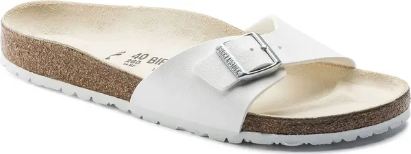 Birkenstock Birkenstock Madrid BF White Regular Fit Жени - Сандали Birkenstock - Бял - 40731-8 - Size: 8