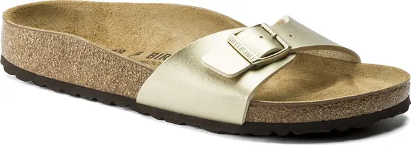 Birkenstock Birkenstock Madrid Birko-Flor Gold Narrow Fit Жени - Сандали Birkenstock - Жълт - 1016107-7 - Size: 7