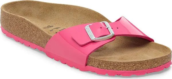 Birkenstock Birkenstock Madrid Birko-Flor Patent Narrow Fit Жени - Сандали Birkenstock - Розов - 1030872-5.5 - Size: 5.5