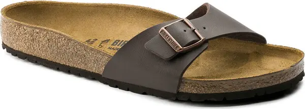 Birkenstock Birkenstock Madrid BS Dark Brown Narrow Fit Жени - Сандали Birkenstock - Кафяв - 40393-5.5 - Size: 5.5