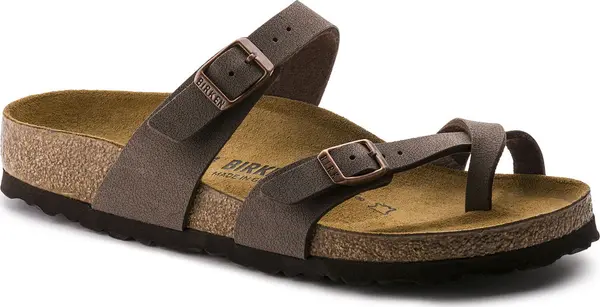 Birkenstock Birkenstock Mayari Birko-Flor Nubuck Mocha Regular Fit Unisex - Сандали Birkenstock - Кафяв - 71061-5 - Size: 5