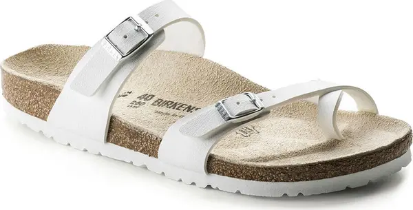 Birkenstock Birkenstock Mayari Birko-Flor Regular Fit Unisex - Сандали Birkenstock - Бял - 71051-9 - Size: 9