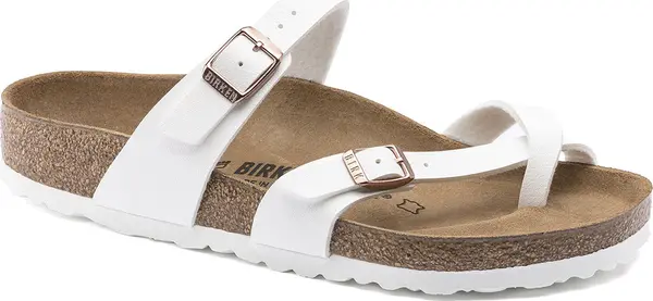 Birkenstock Birkenstock Mayari Birko-Flor Regular Fit Жени - Сандали Birkenstock - Бял - 1014190-5 - Size: 5