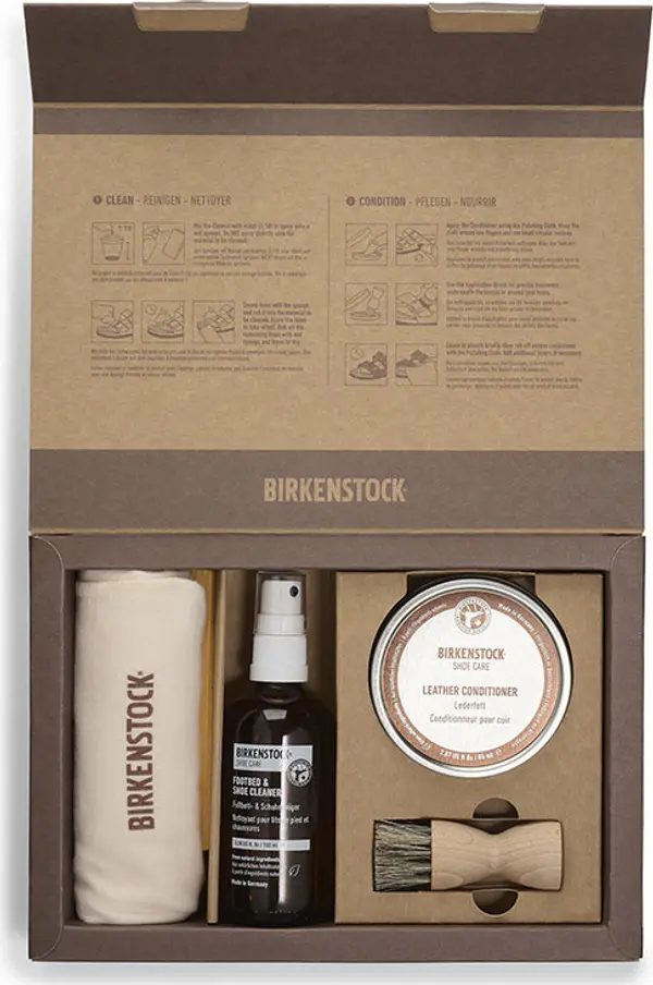 Birkenstock Birkenstock Oiled Leather Care Set Unisex - Грижа за обувки Birkenstock - Кафяв - 1028836-One-size - Size: One size