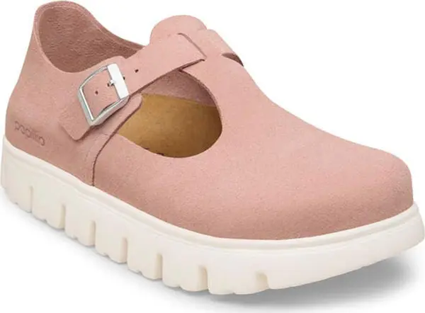 Birkenstock Birkenstock Paris Chunky Suede Leather Narrow Fit Жени - Сандали Birkenstock - Розов - 1031242-5.5 - Size: 5.5