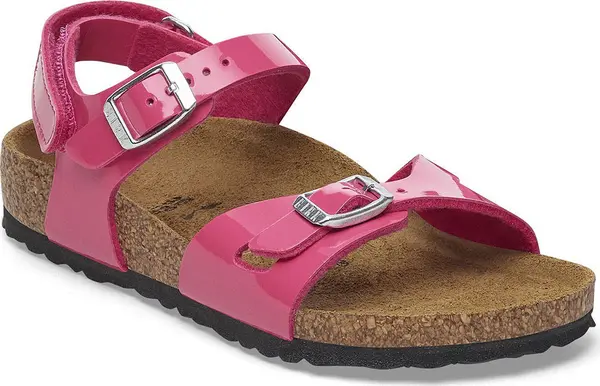 Birkenstock Birkenstock Rio AS Kids Birko-Flor Patent Narrow Fit Жени,Деца - Сандали Birkenstock - Розов - 1029517-3.5 - Size: 3.5
