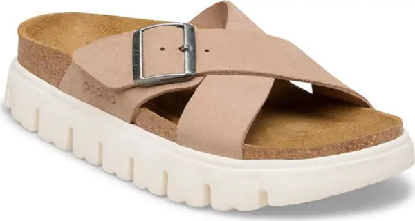 Birkenstock Birkenstock Siena PAP Chunky Suede Leather Narrow Fit Жени - Сандали Birkenstock - Кафяв - 1031182-4.5 - Size: 4.5