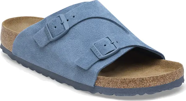 Birkenstock Birkenstock Zürich Suede Leather Narrow Fit Жени - Сандали Birkenstock - Син - 1026827-8 - Size: 8