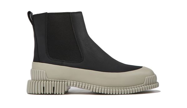Camper Camper Pix Leather Black Boots