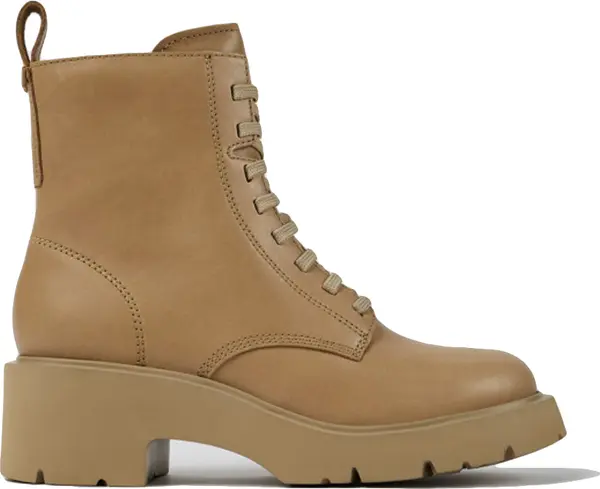 Camper Camper Milah Lace-Up Beige Boots Жени - Обувки Camper - Светло кафяв - K400577-009-4 - Size: 4