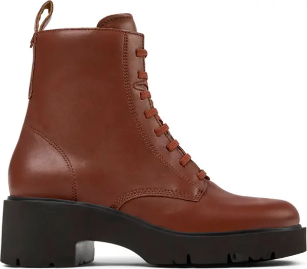 Camper Camper Milah Lace-Up Gobi Road Жени - Обувки Camper - Червен - K400577-011-6 - Size: 6