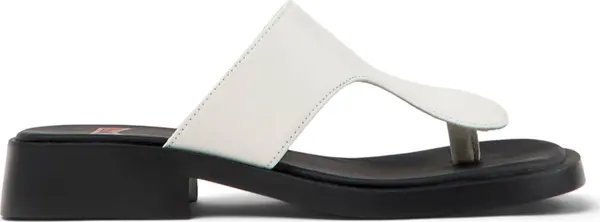 Camper Camper Twins Leather Sandals Ultrasoft Houston Жени - Сандали Camper - Бял - K201745-001-6 - Size: 6