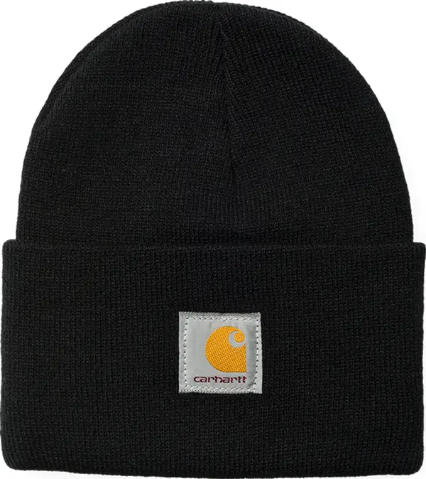Carhartt WIP Carhartt WIP Acrylic Watch Hat Black Unisex - Чапки Carhartt WIP - Черен - I020222_89_XX-One-size - Size: One size