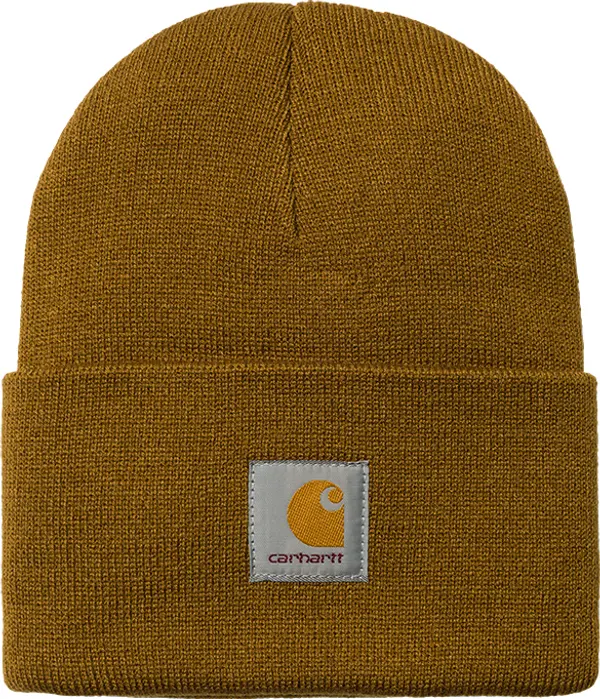 Carhartt WIP Carhartt WIP Acrylic Watch Hat Hamilton Brown Unisex - Чапки Carhartt WIP - Кафяв - I020222_HZ_XX-One-size - Size: One size