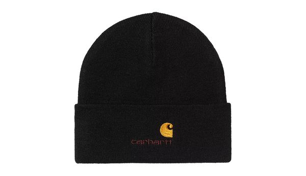 Carhartt WIP Carhartt WIP American Script Beanie Black