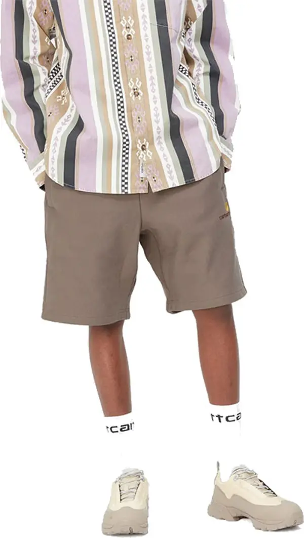 Carhartt WIP Carhartt WIP American Script Sweat Short Мъже - Шорти Carhartt WIP - Кафяв - I031685_1CR_XX-XL - Size: XL