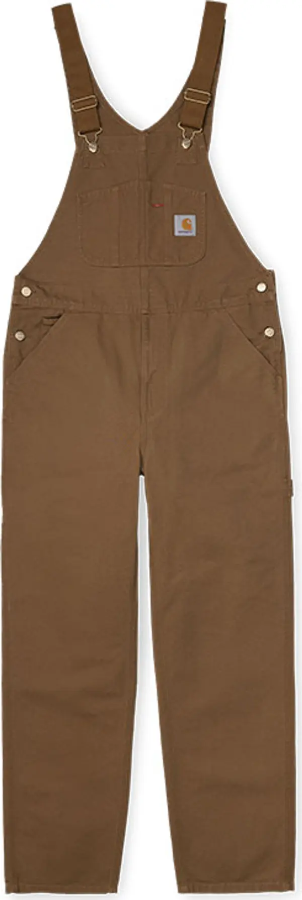 Carhartt WIP Carhartt WIP Bib Overall Hamilton Brown Мъже - Панталони Carhartt WIP - Кафяв - I026462_HZ_02-33-30 - Size: 33-30
