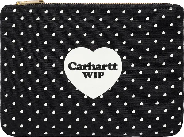 Carhartt WIP Carhartt WIP Canvas Graphic Zip Wallet Unisex - Портфейли Carhartt WIP - Черен - I033096_24M_XX-One-size - Size: One size