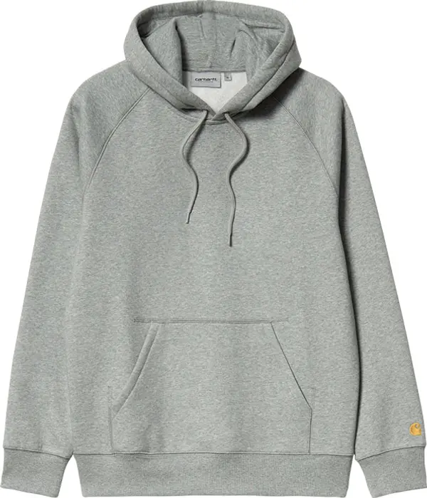 Carhartt WIP Carhartt WIP Carhartt Hooded Chase Sweat Grey Heather Мъже - Суитшърти и блузи с качулка Carhartt WIP - Лилав - I033661_00M_XX-L - Size: L