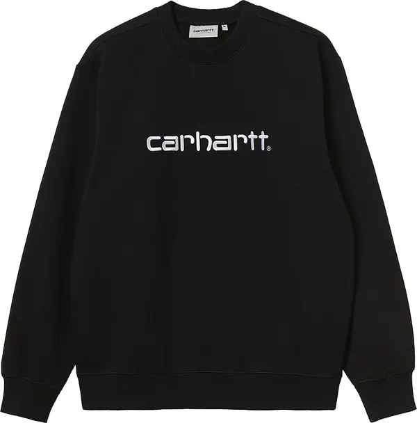Carhartt WIP Carhartt WIP Carhartt Sweat Black White Мъже - Суитшърти и блузи с качулка Carhartt WIP - Черен - I030546_0D2_XX-L - Size: L