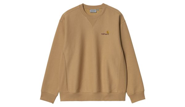 Carhartt WIP Carhartt WIP American Script Sweatshirt dusty H Brown