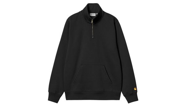 Carhartt WIP Carhartt WIP Chase Neck Zip Sweatshirt Black