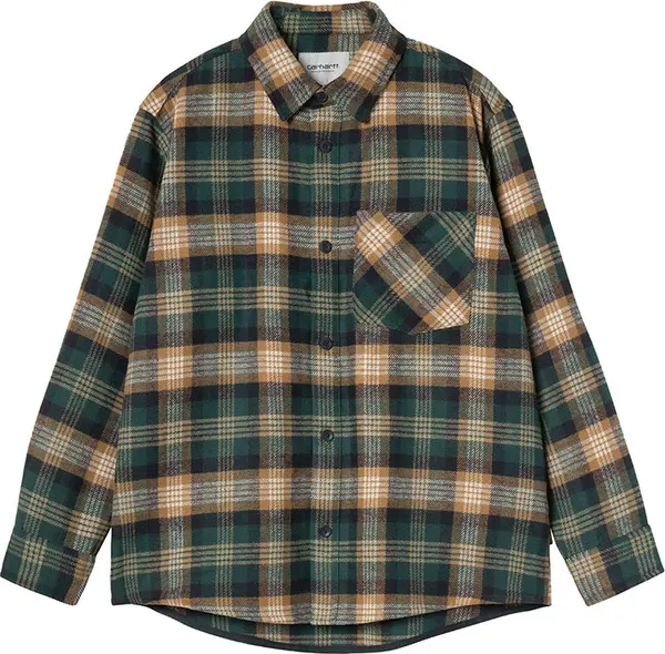 Carhartt WIP Carhartt WIP Dern Shirt Мъже - Риза Carhartt WIP - Зелен - I035331_34Z_XX-M - Size: M
