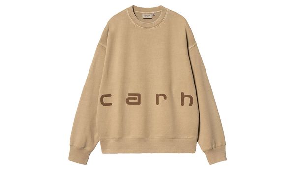 Carhartt WIP Carhartt WIP Felt Script Sweat Peanut