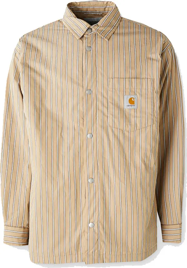 Carhartt WIP Carhartt WIP Grimsby Shirt Jacket Мъже - Риза Carhartt WIP - Кафяв - I035156_30N_XX-L - Size: L