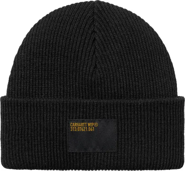 Carhartt WIP Carhartt WIP Haste Beanie Black Unisex - Чапки Carhartt WIP - Черен - I032715_89XX-One-size - Size: One size