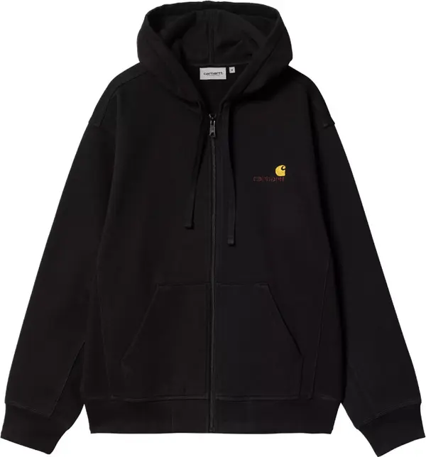 Carhartt WIP Carhartt WIP Hooded American Script Jacket Black Мъже - Якета Carhartt WIP - Черен - I033063_89_XX-XL - Size: XL
