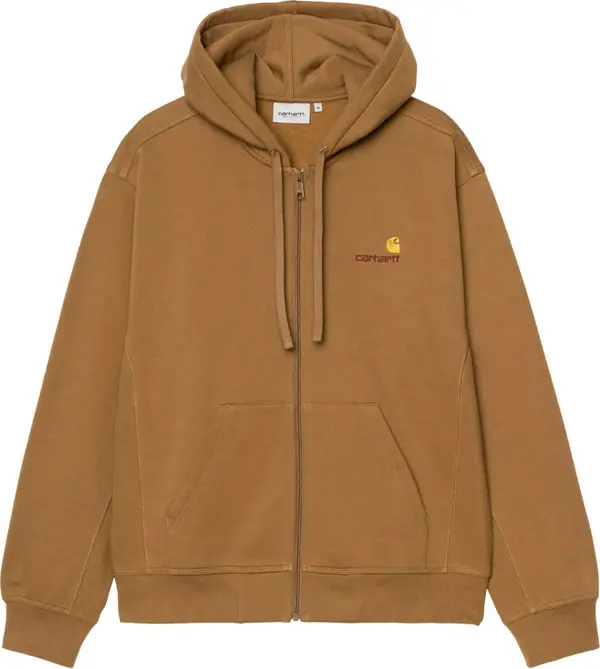 Carhartt WIP Carhartt WIP Hooded American Script Jacket Hamilton Brown Мъже - Якета Carhartt WIP - Светло кафяв - I033063_HZ_XX-L - Size: L
