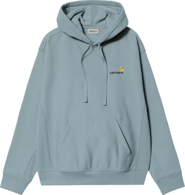 Carhartt WIP Carhartt WIP Hooded American Script Sweat Citadel Мъже - Суитшърти и блузи с качулка Carhartt WIP - Тюркоаз - I028279_33E_XX-L - Size: L