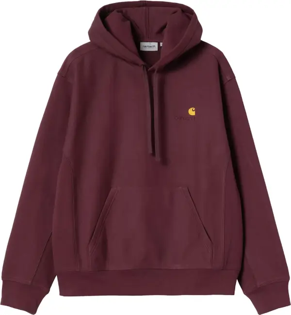 Carhartt WIP Carhartt WIP Hooded American Script Sweat Мъже - Суитшърти и блузи с качулка Carhartt WIP - Бордо - I028279_33K_XX-L - Size: L