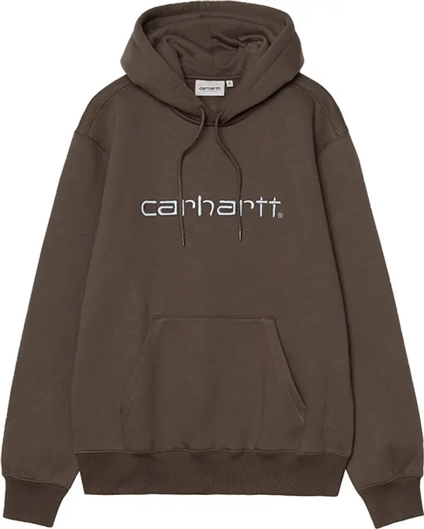 Carhartt WIP Carhartt WIP Hooded Carhartt Sweat Мъже - Суитшърти и блузи с качулка Carhartt WIP - Кафяв - I030547_3CE_XX-L - Size: L